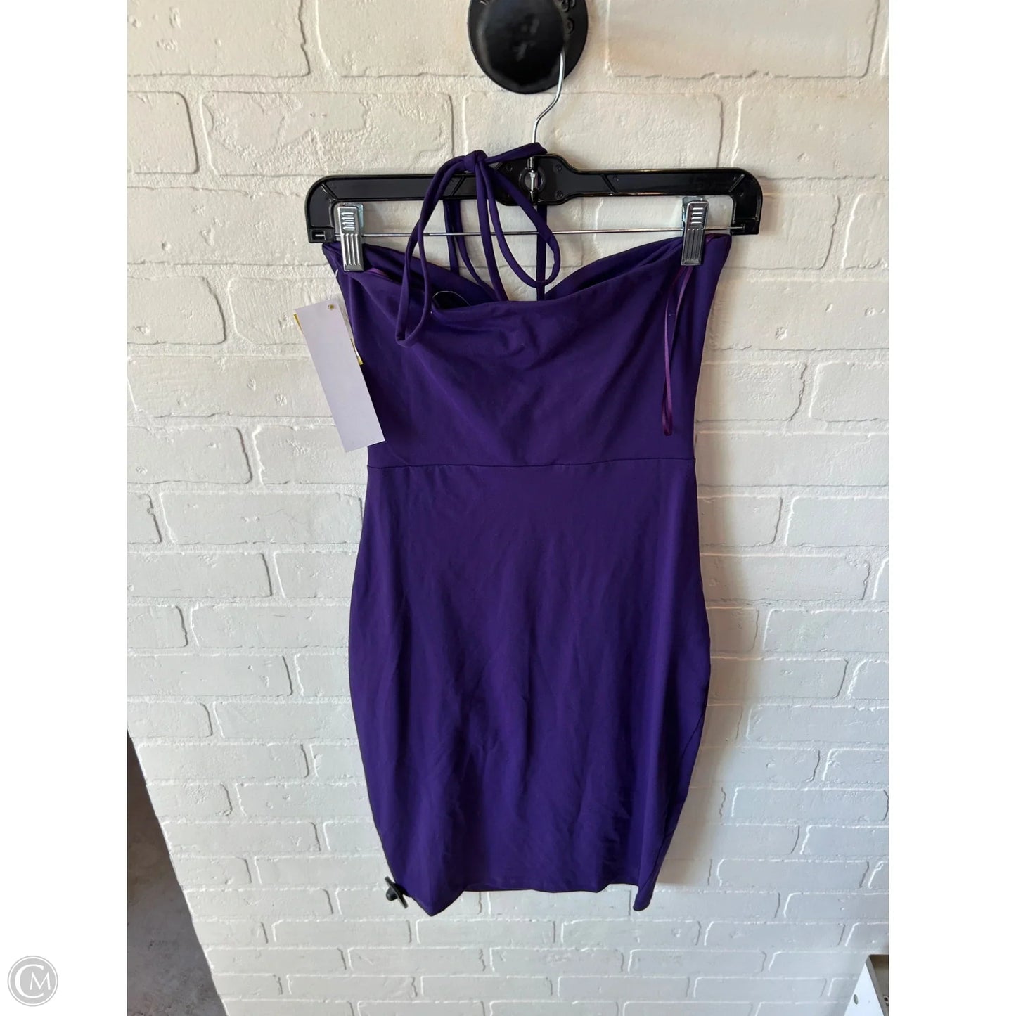 Dress Casual Midi By Cmc In Purple, Size: S
