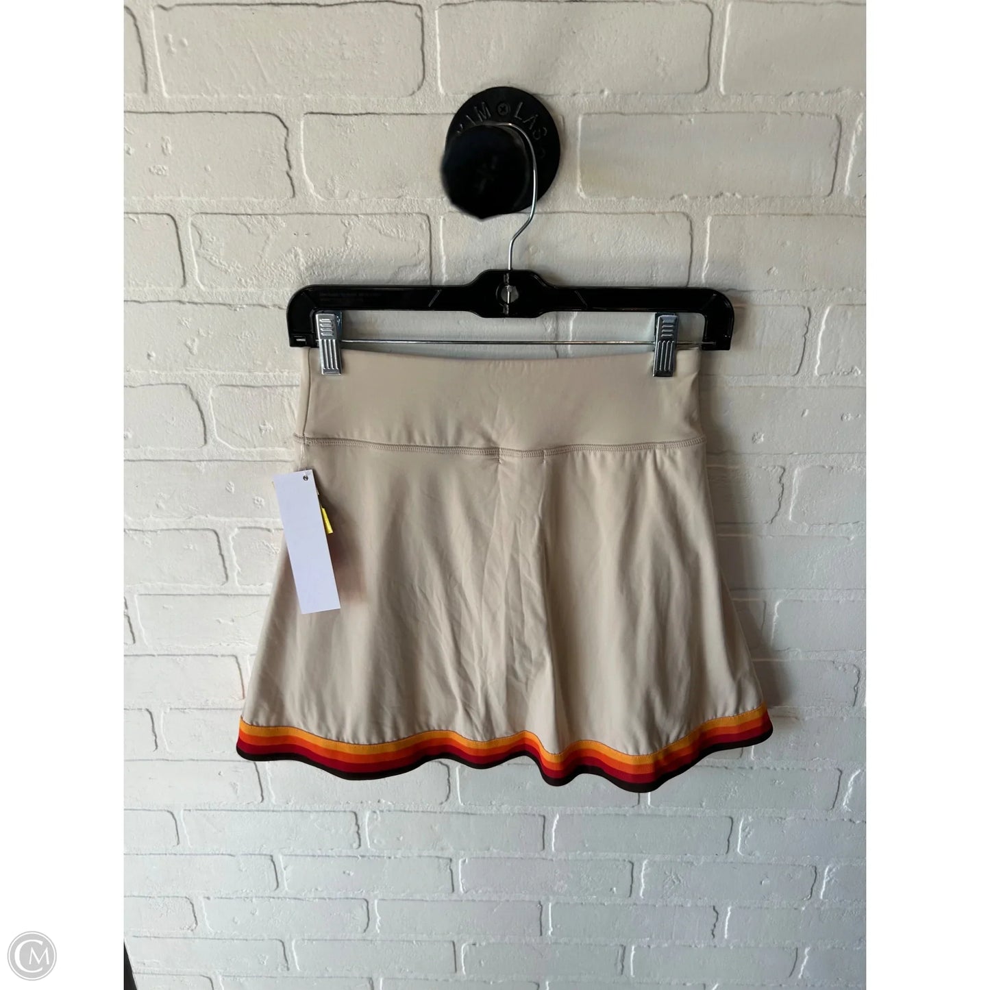 Skort By Cmc In Brown & Cream, Size: 4