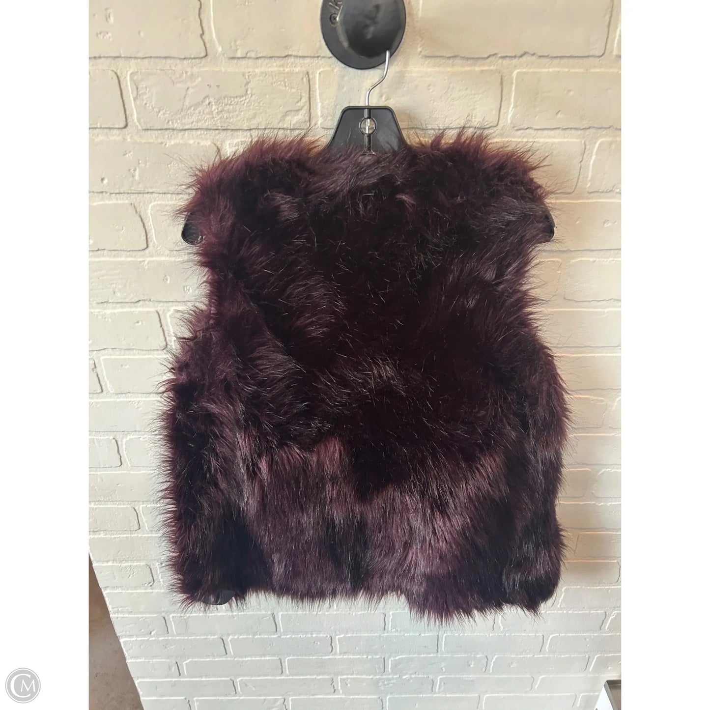 Vest Faux Fur & Sherpa By Tribal In Purple, Size: S