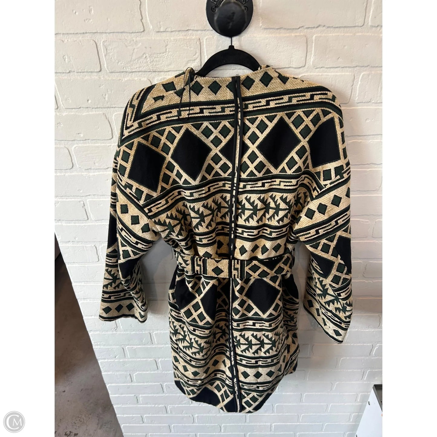 Coat Other By Zara In Black & Green, Size: Xs