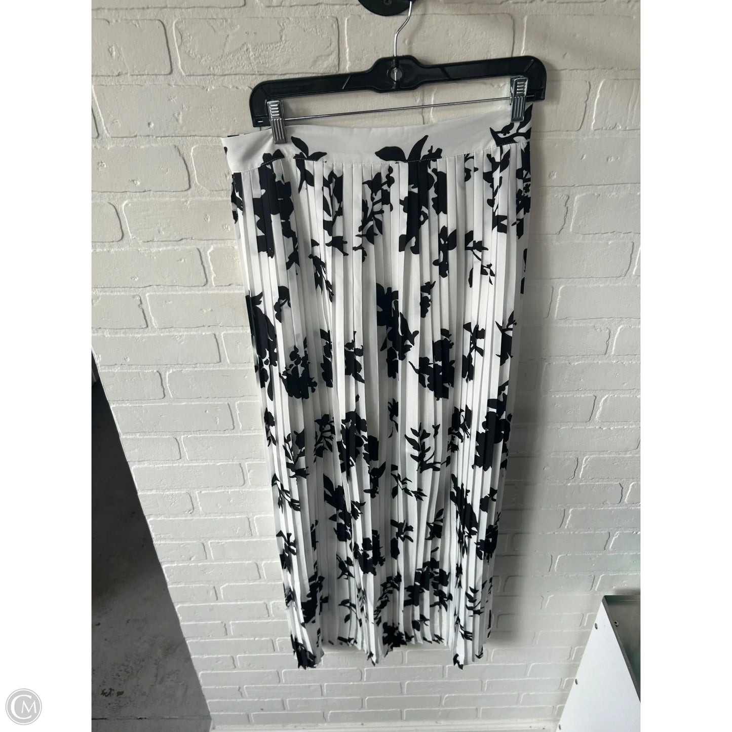 Skirt Maxi By Boston Proper In Black & White, Size: 8
