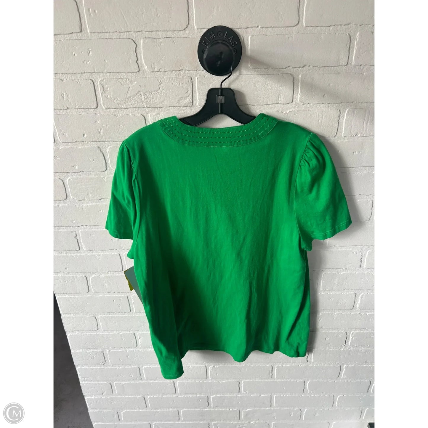 Top Short Sleeve By Rafaella In Green, Size: Xl