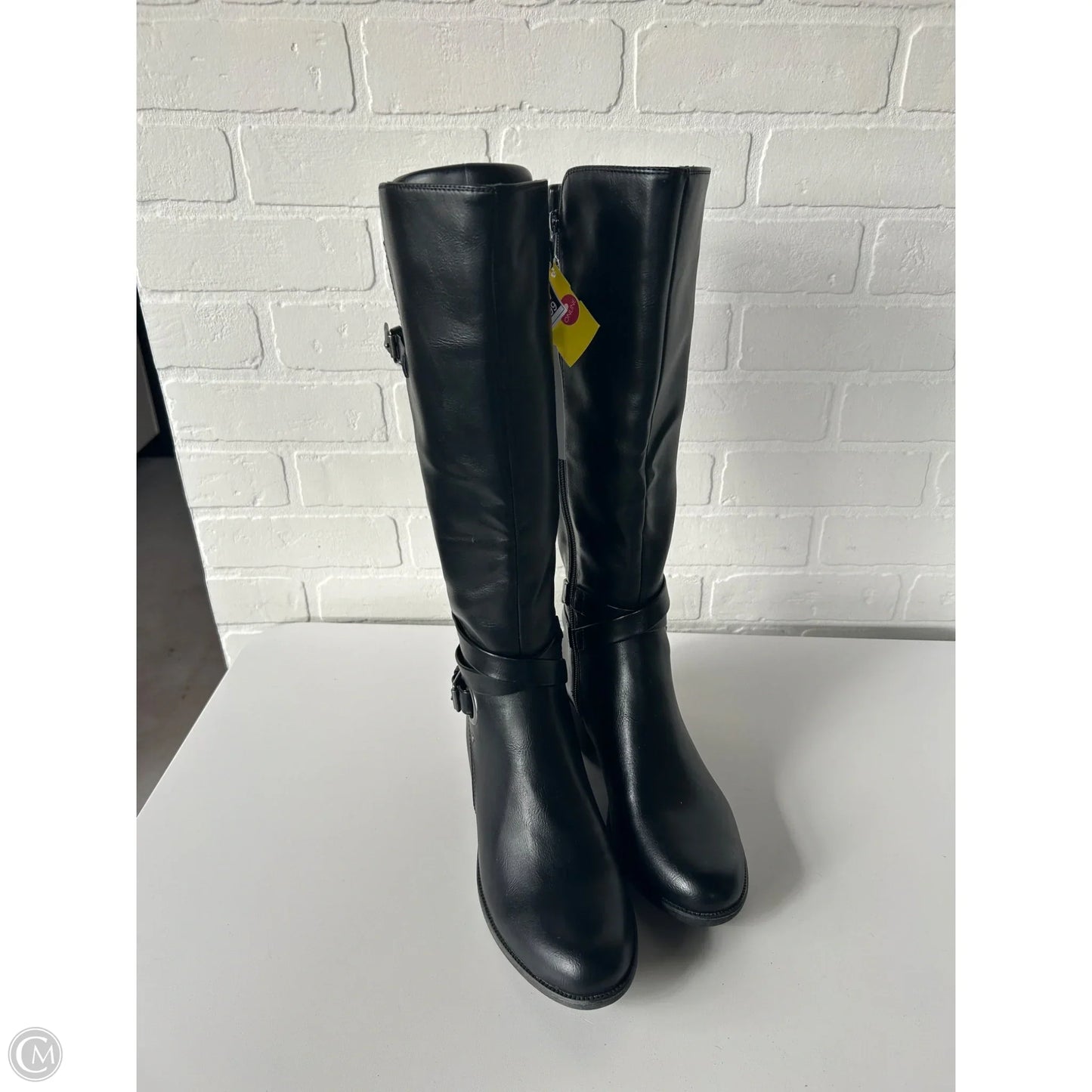 Boots Knee Flats By Kim Rogers In Black, Size: 8