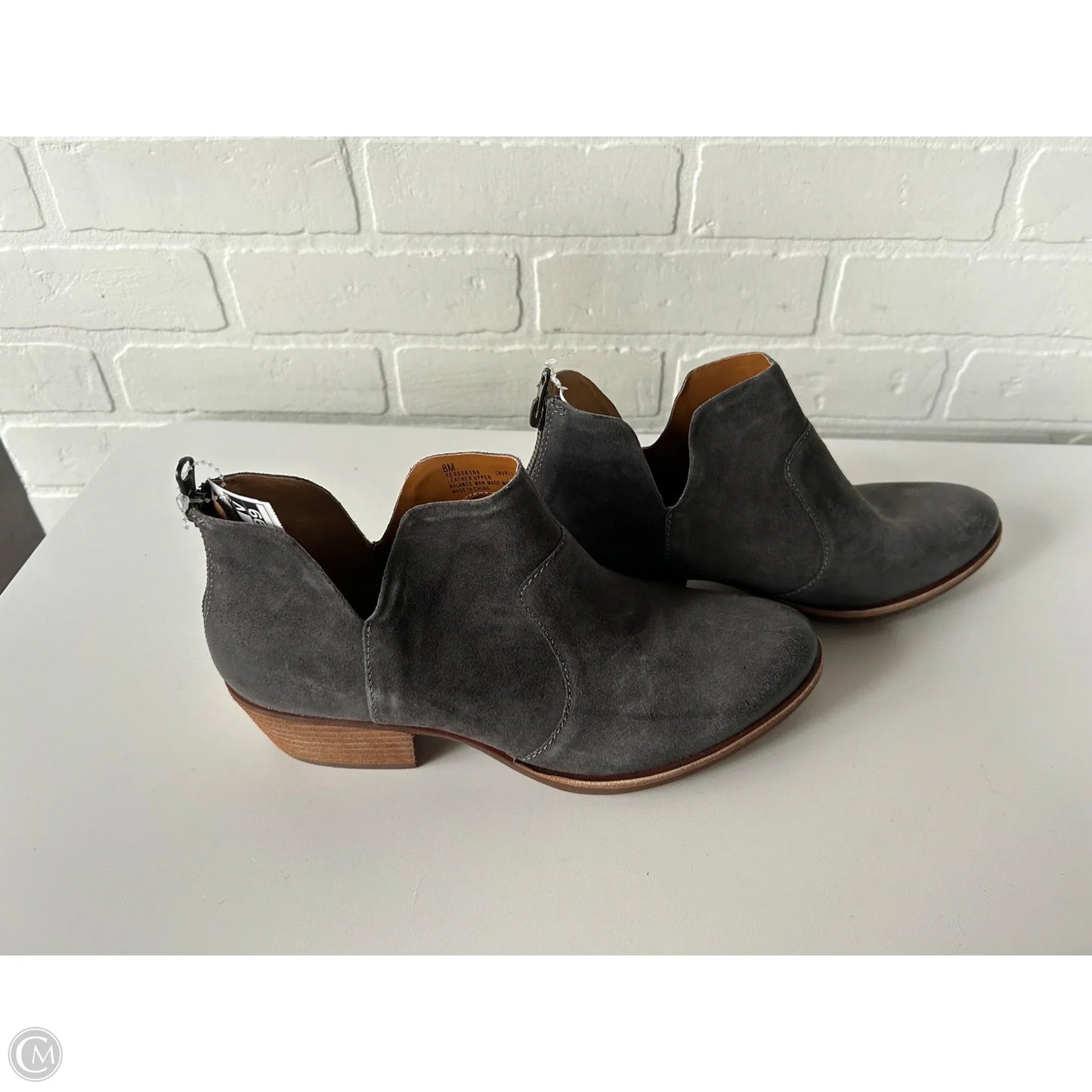 Boots Ankle Heels By Kork Ease In Grey, Size: 8