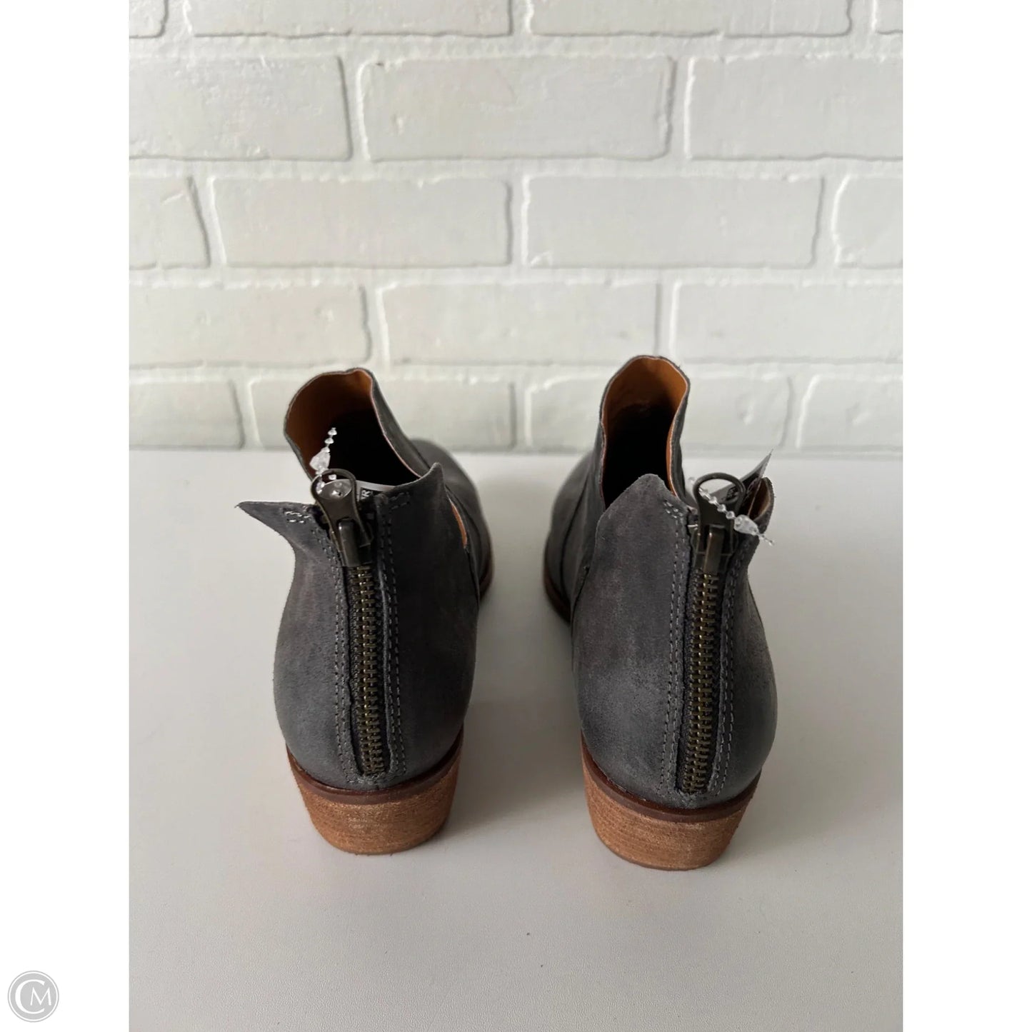 Boots Ankle Heels By Kork Ease In Grey, Size: 8