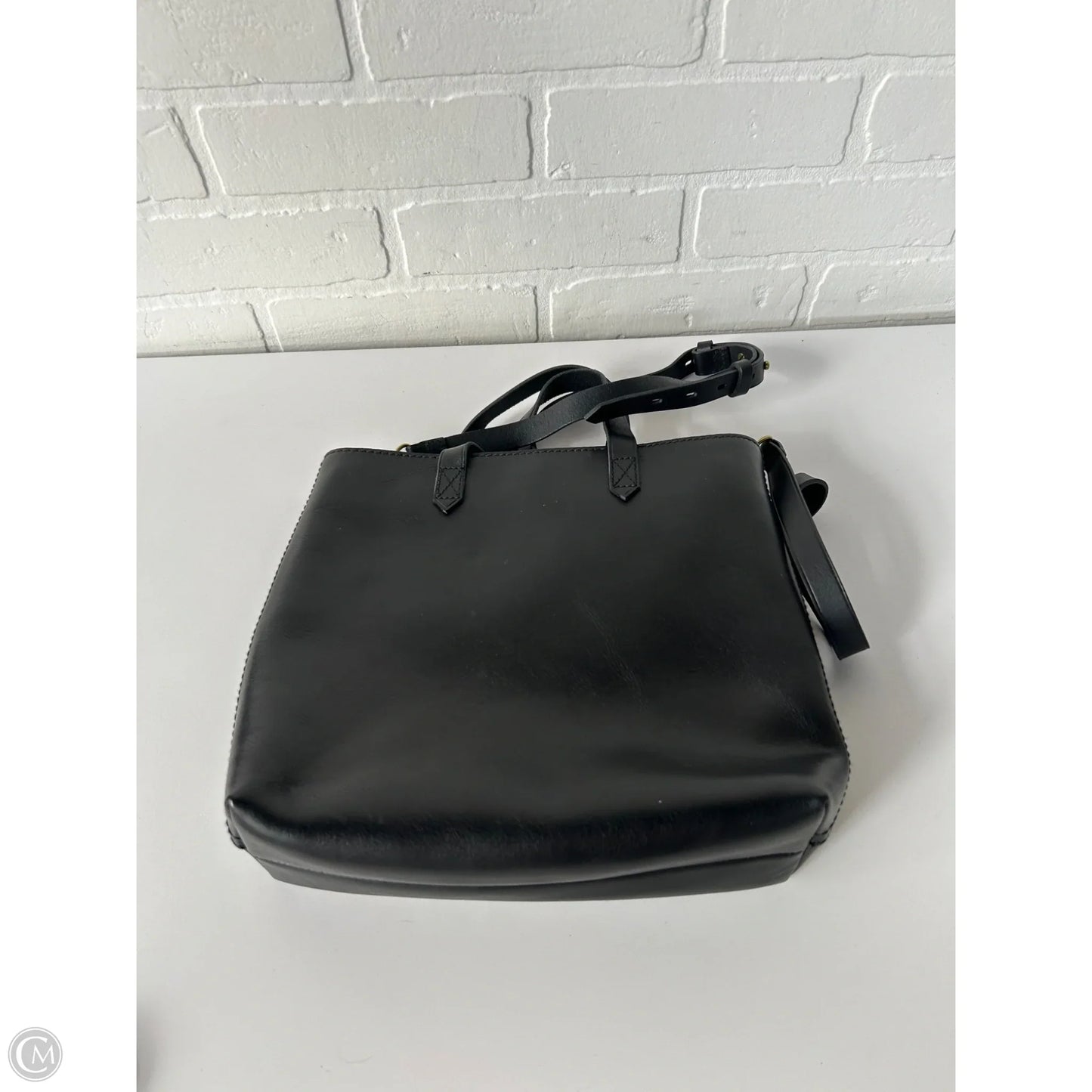 Tote Leather By Madewell, Size: Small