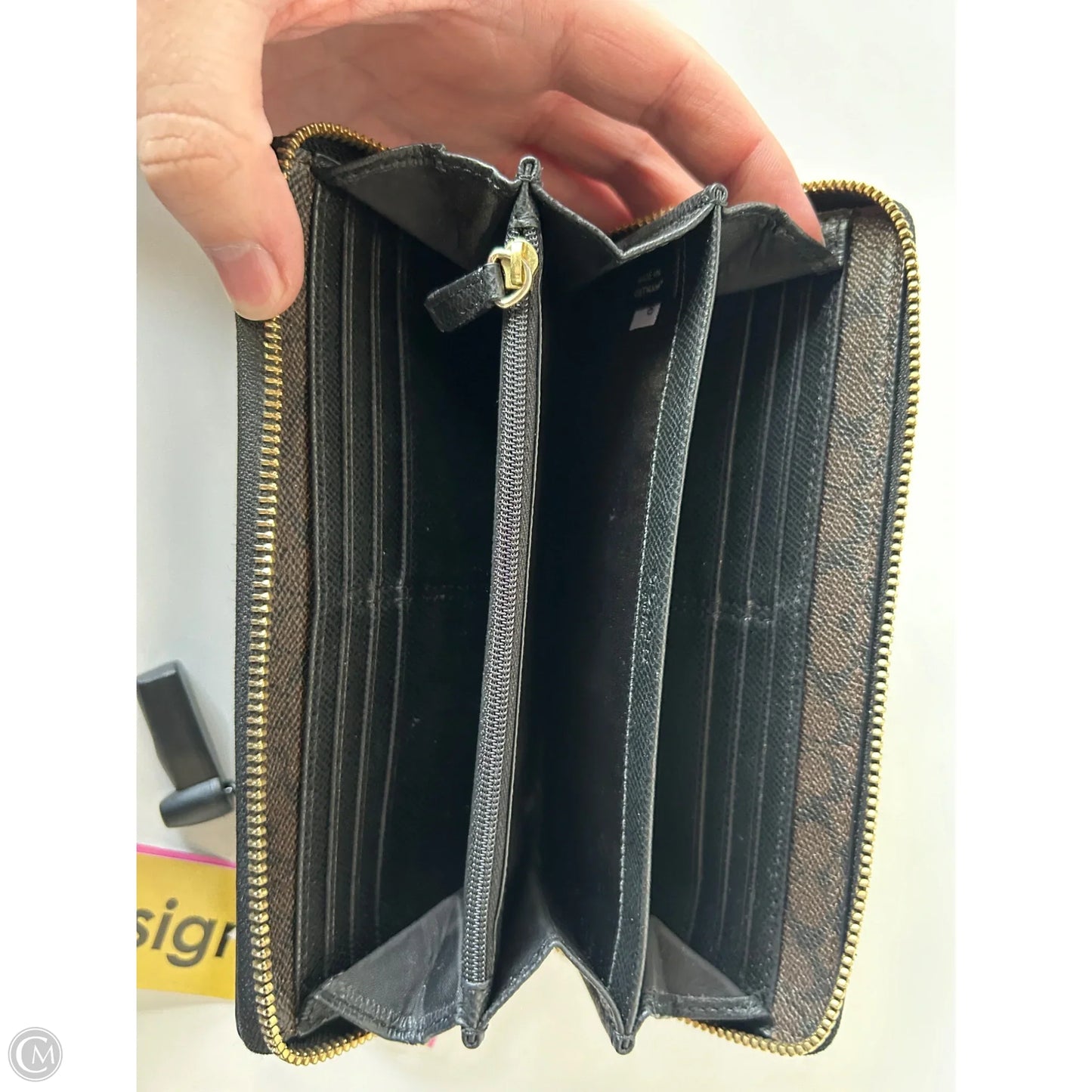 Wallet Designer By Coach, Size: Large
