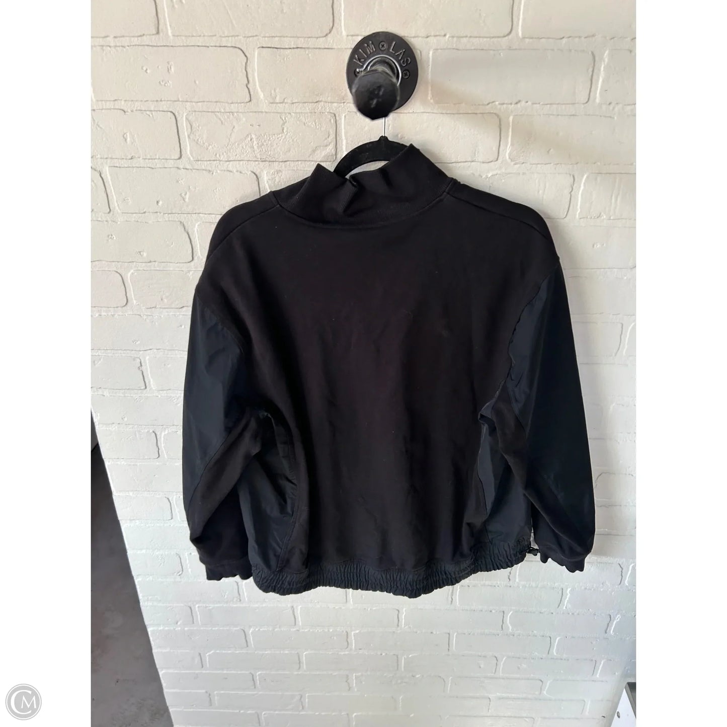 Athletic Sweatshirt Collar By Athleta In Black, Size: M