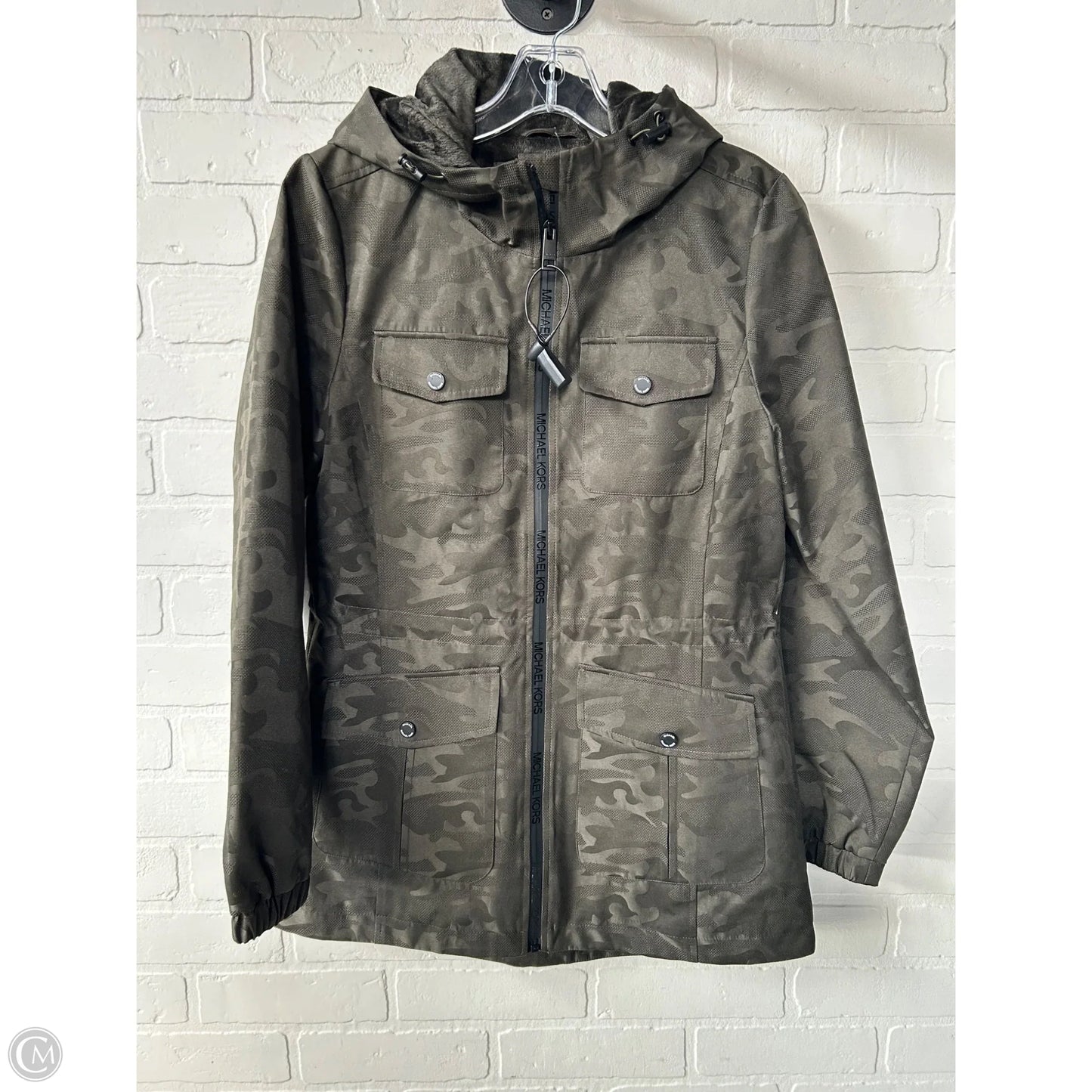 Jacket Designer By Michael Kors In Green, Size: Xs