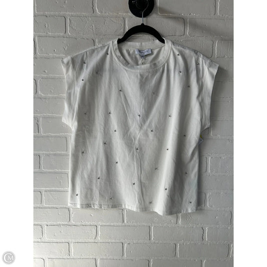 Top Short Sleeve By Gilli In White, Size: S