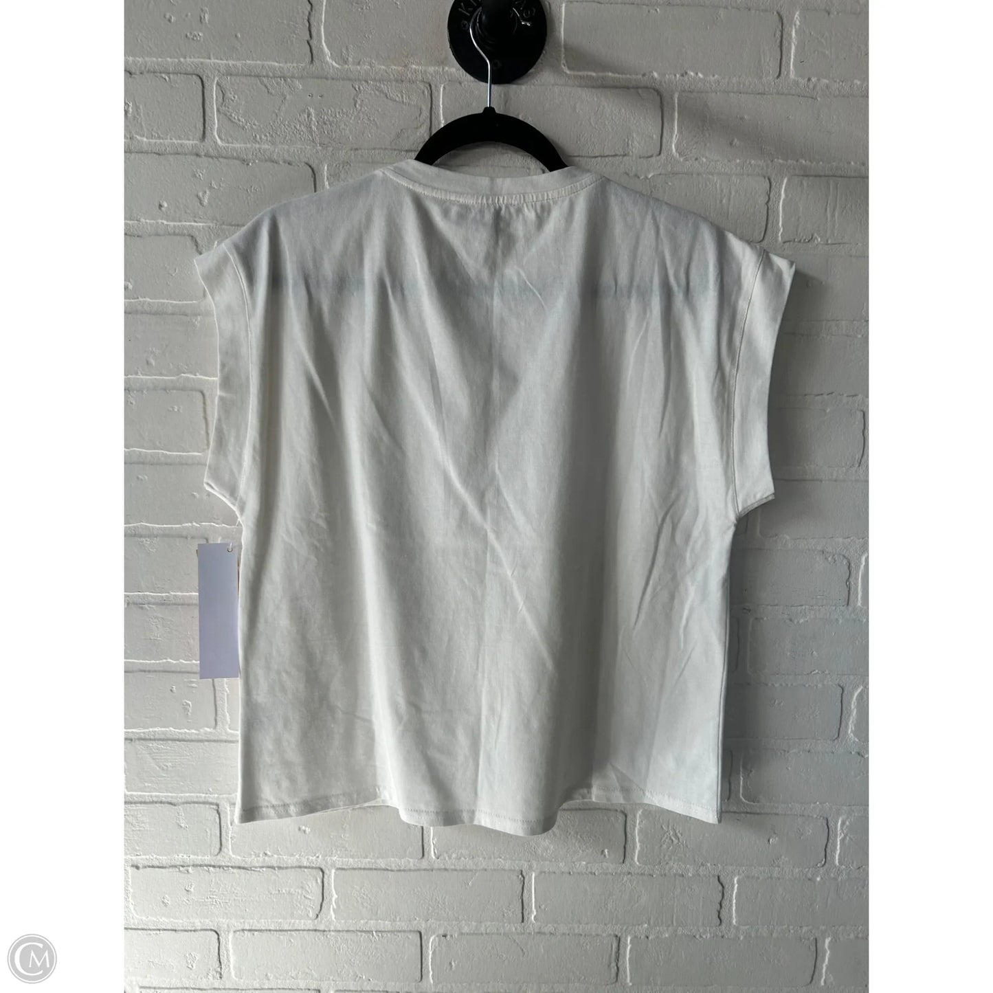 Top Short Sleeve By Gilli In White, Size: S