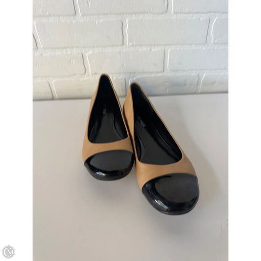 Shoes Flats By Nine West In Black & Tan, Size: 8.5