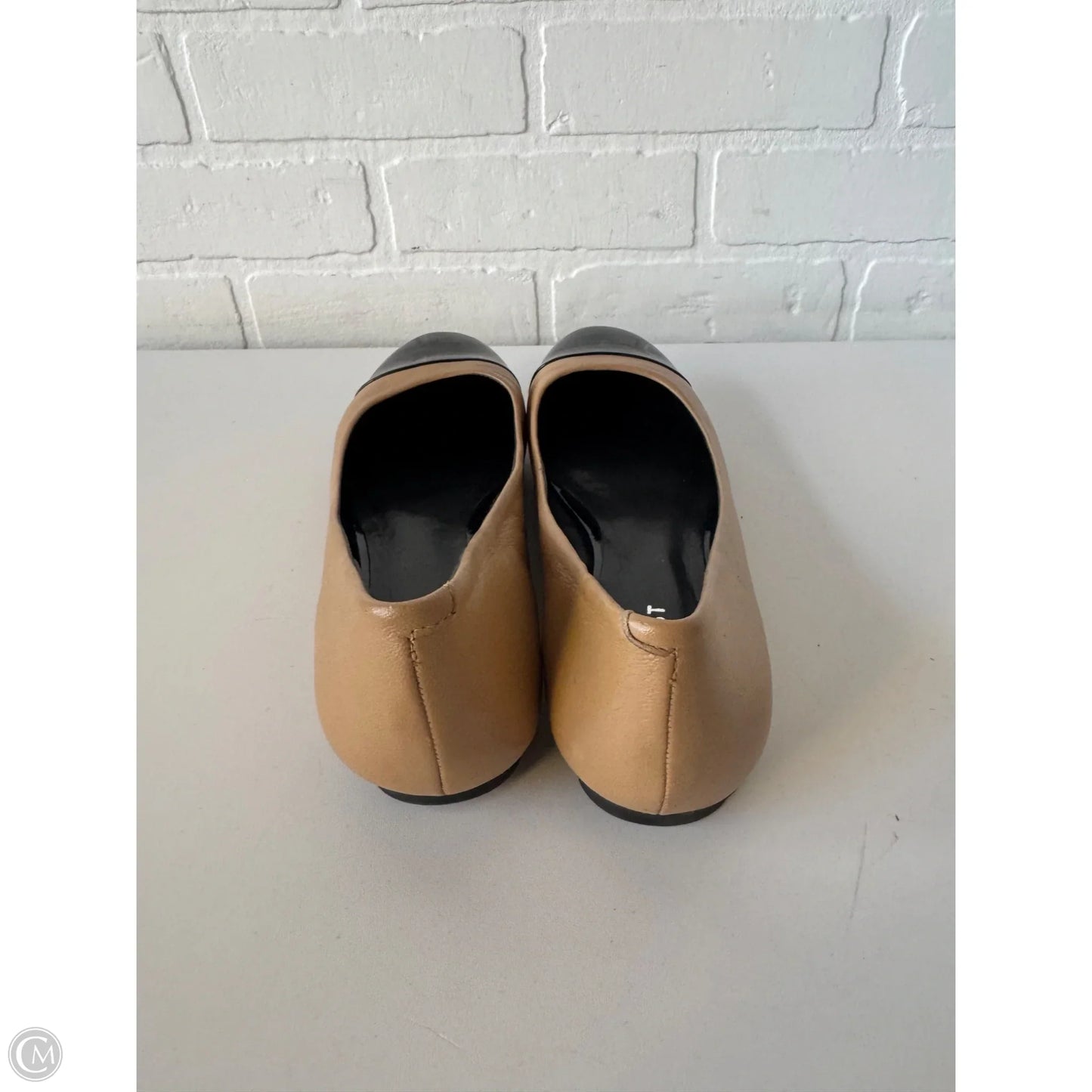 Shoes Flats By Nine West In Black & Tan, Size: 8.5