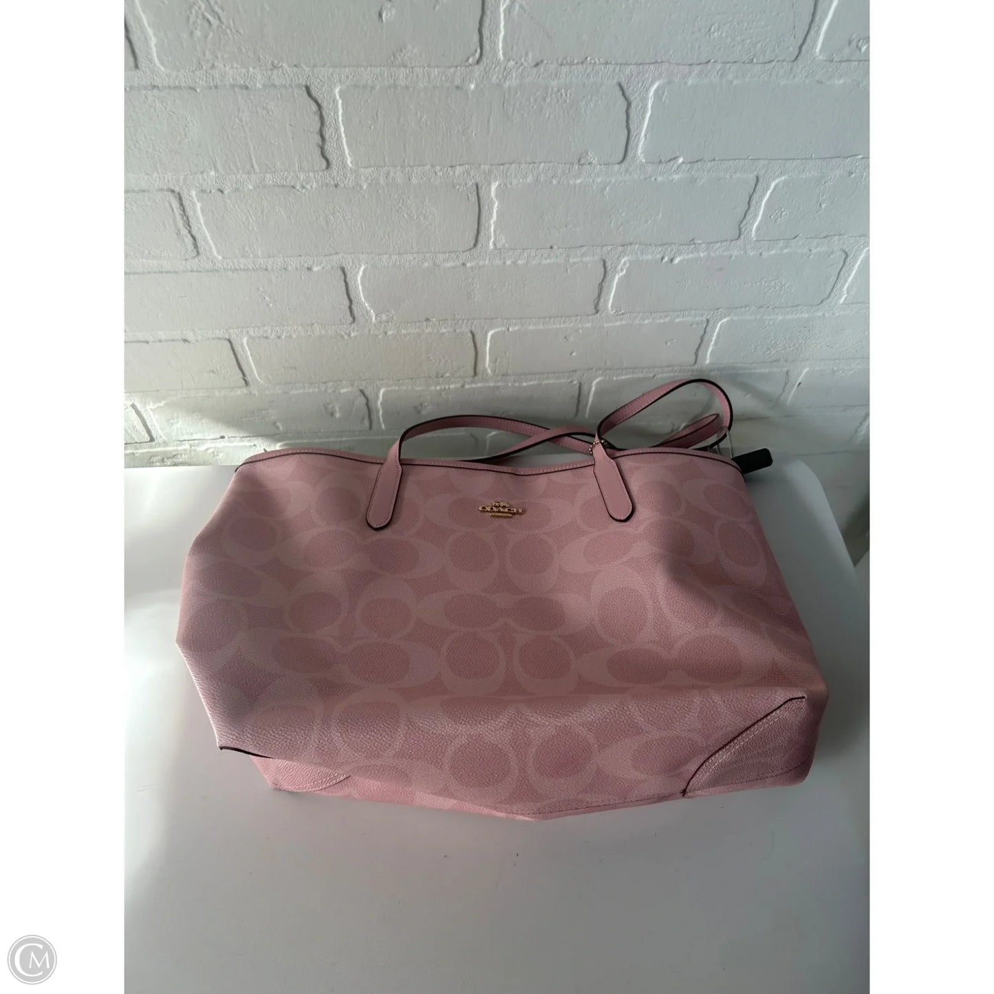 Tote Designer By Coach, Size: Large