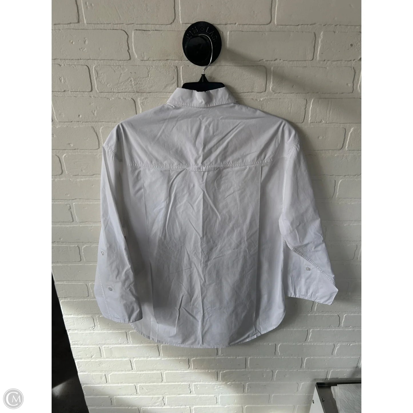 Blouse Long Sleeve By Citizens Of Humanity In White, Size: S