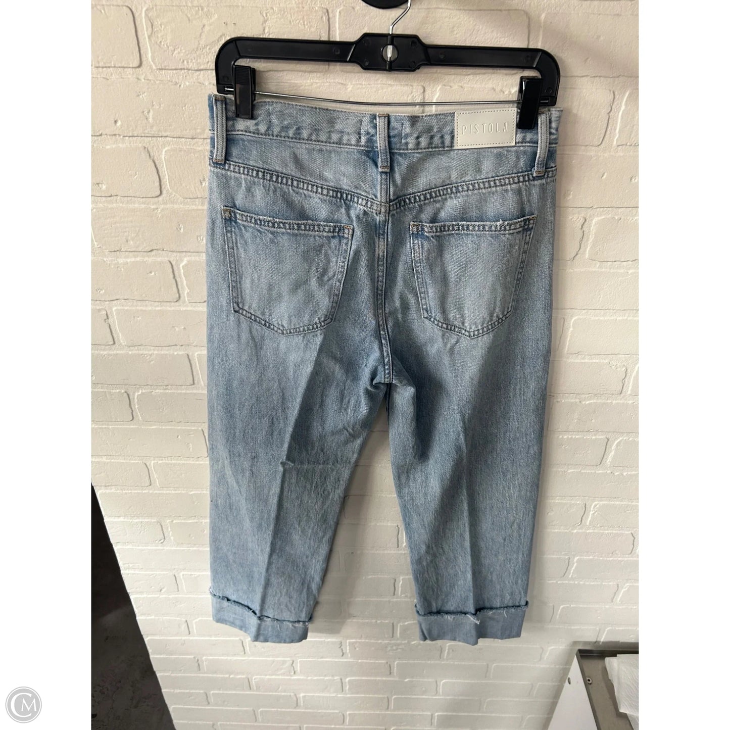 Jeans Straight By Pistola In Blue Denim, Size: 2