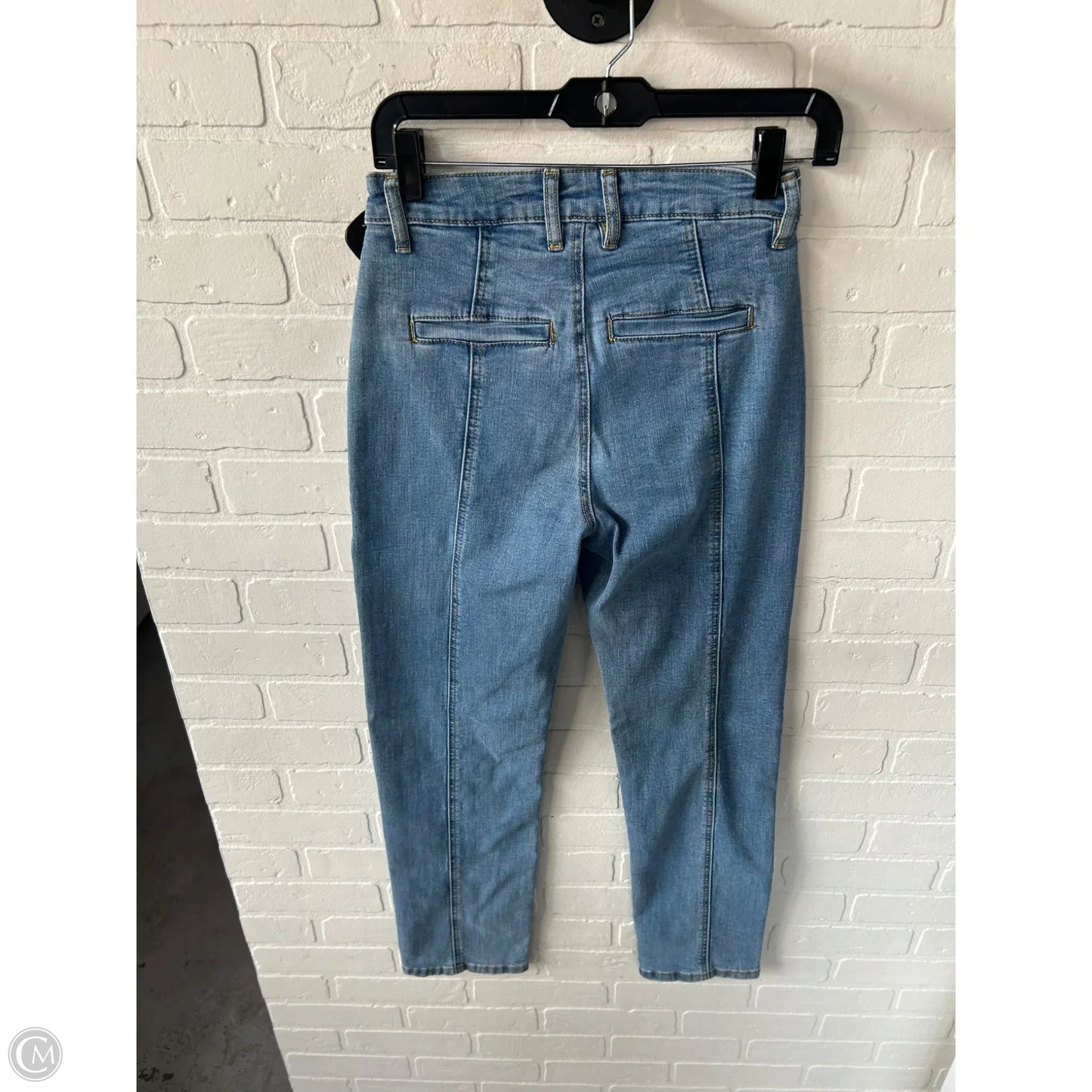 Jeans Straight By Inc In Blue Denim, Size: 0