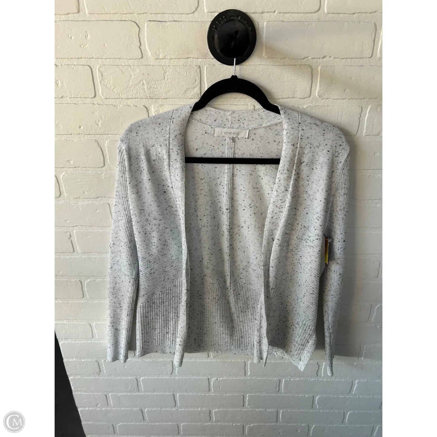 Sweater Cardigan By Verve Ami In Grey & White, Size: S