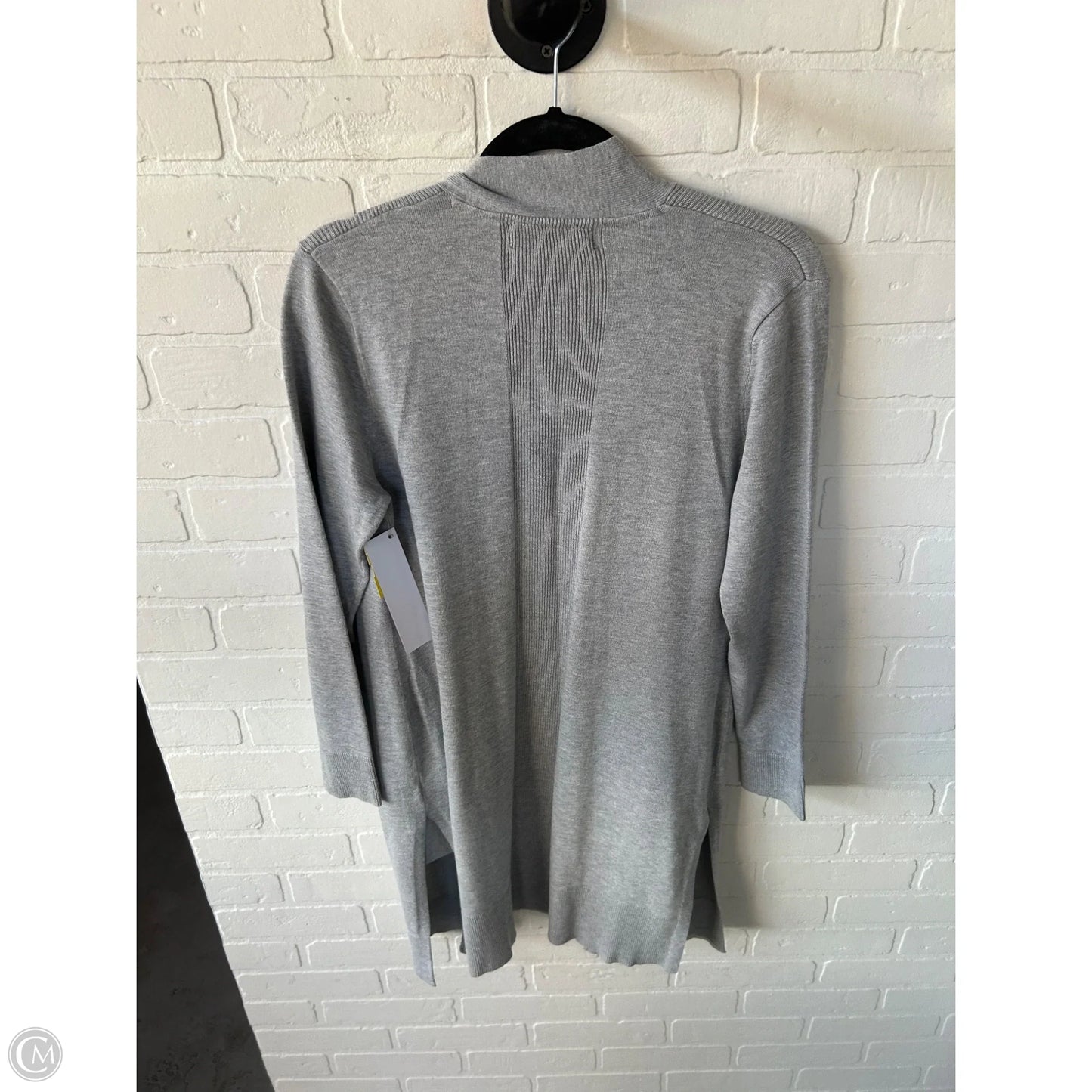 Sweater Cardigan By Clothes Mentor In Grey, Size: M