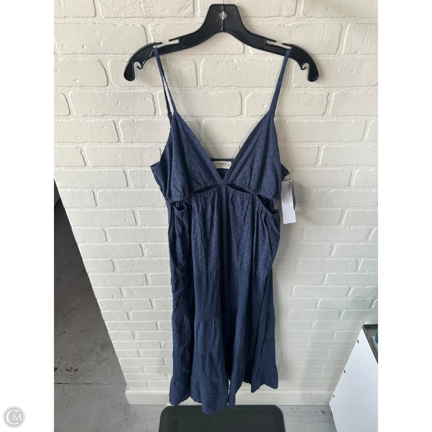 Dress Casual Maxi By Lucky Brand In Blue, Size: Xl