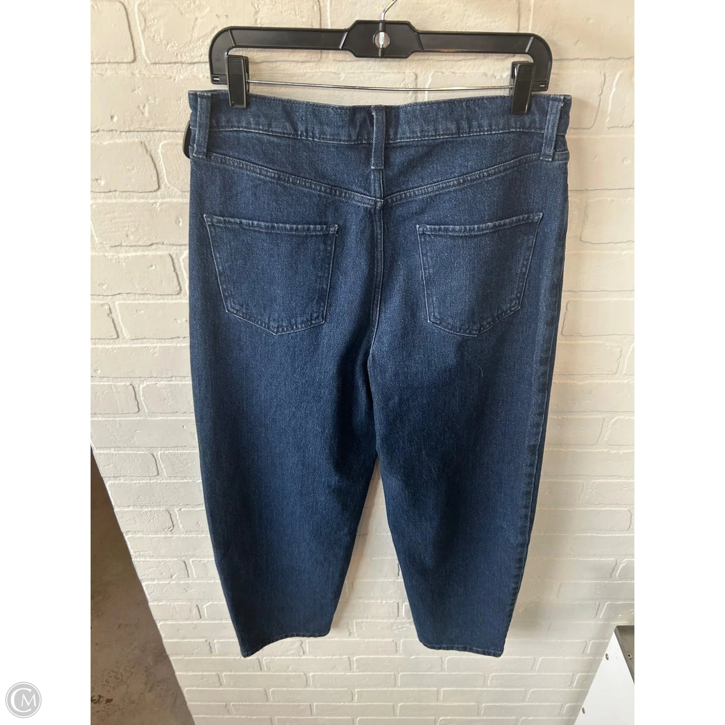 Jeans Straight By Banana Republic In Blue Denim, Size: 10