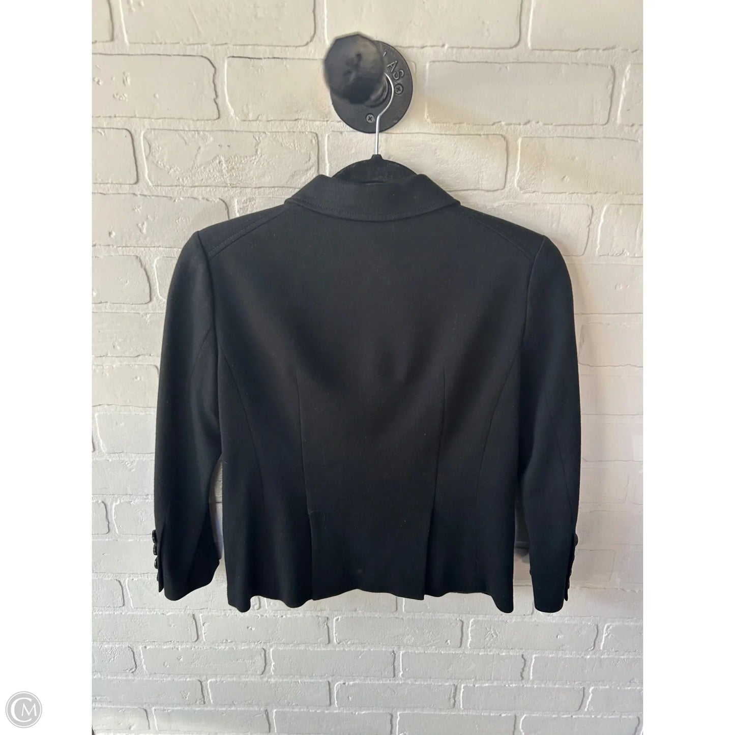 Blazer Designer By Diane Von Furstenberg In Black, Size: Xs