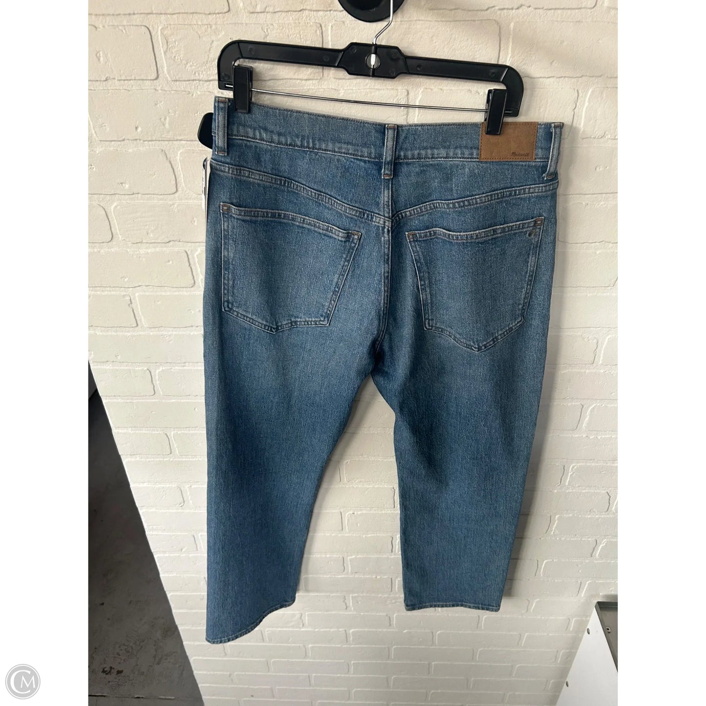 Jeans Straight By Madewell In Blue Denim, Size: 10p