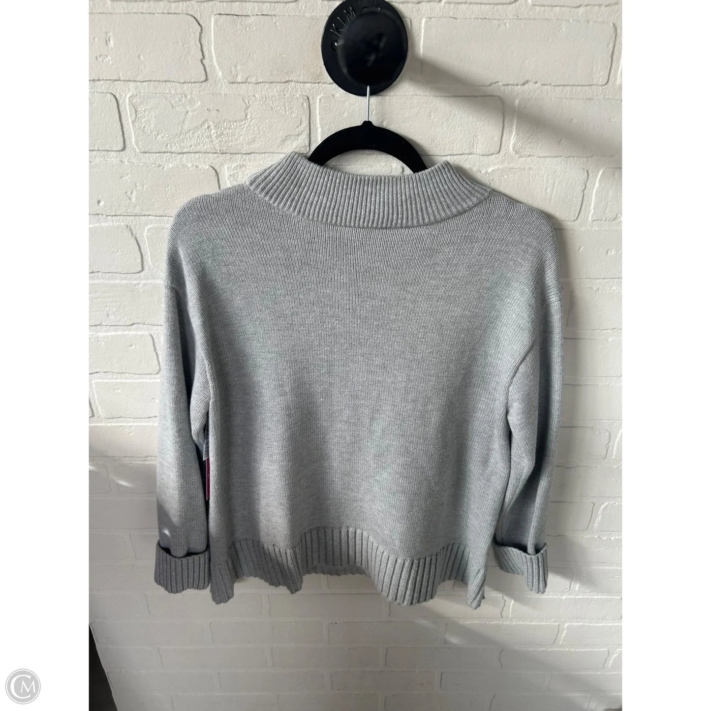 Sweater By Talbots In Grey, Size: M