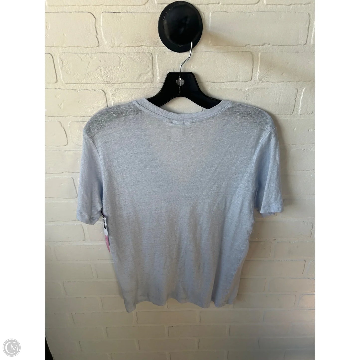 Top Short Sleeve By H&m In Blue, Size: S