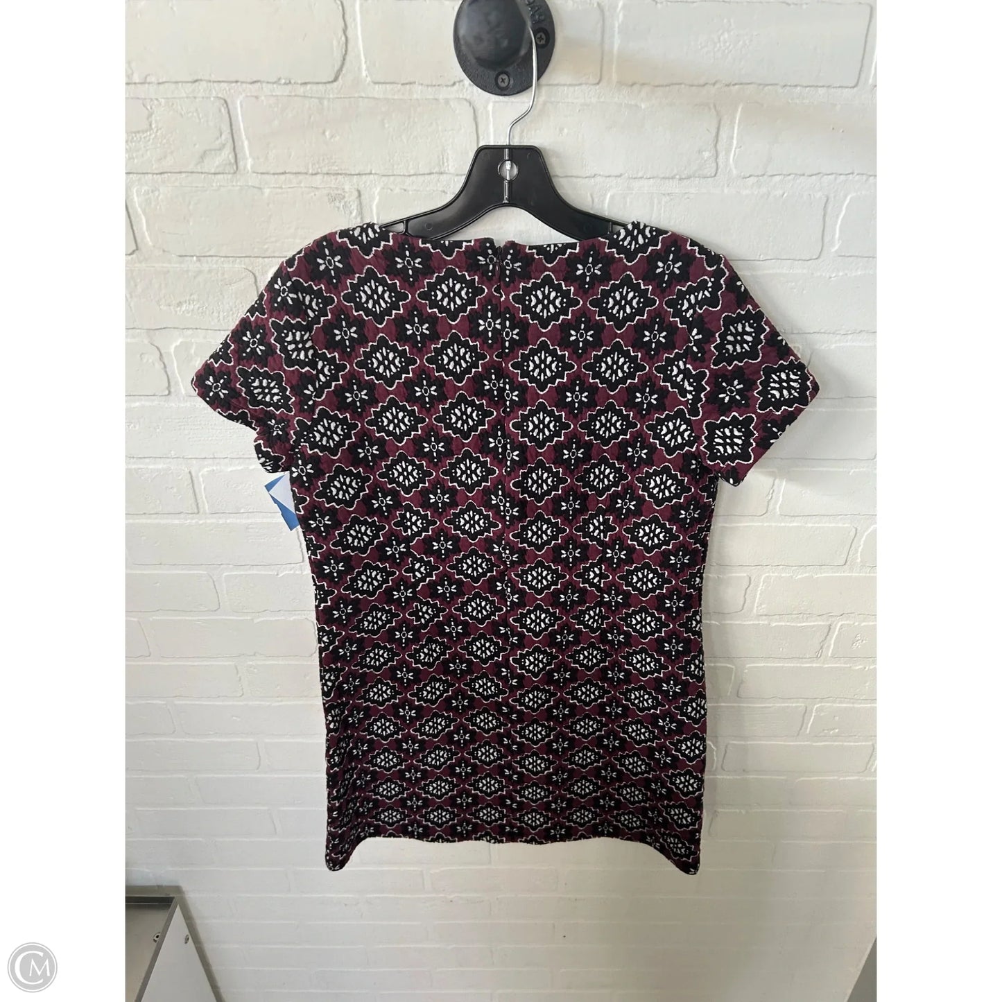 Dress Work By Loft In Black & Red, Size: M