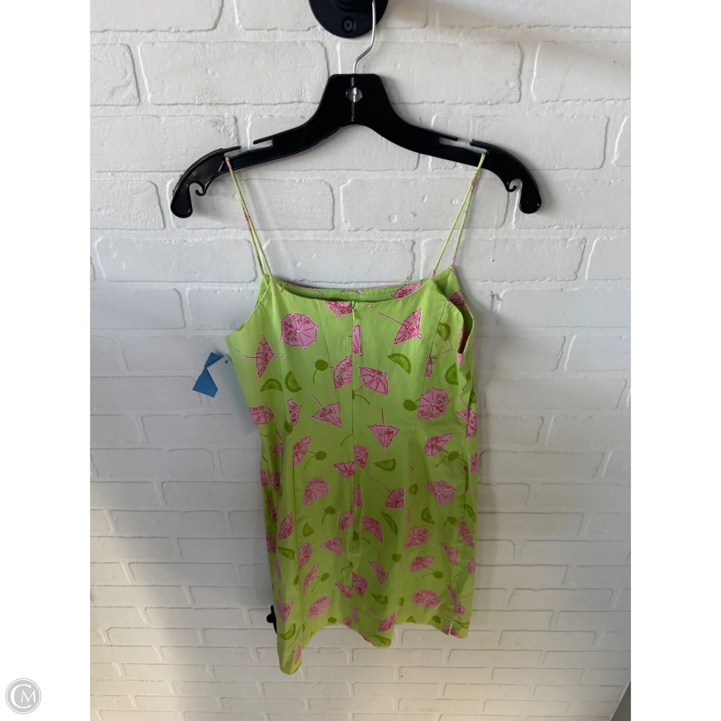 Dress Designer By Lilly Pulitzer In Green & Pink, Size: S