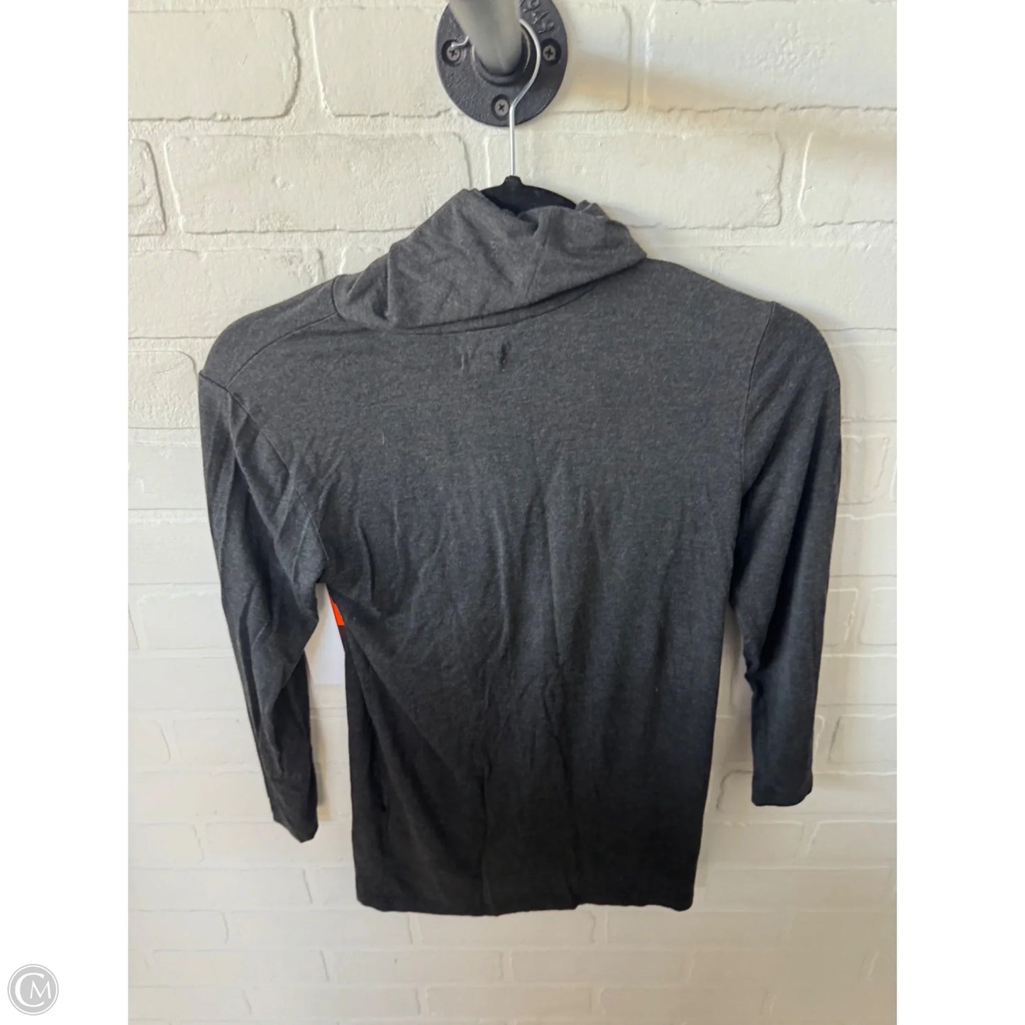 Top 3/4 Sleeve Basic By L Agence In Grey, Size: Xs