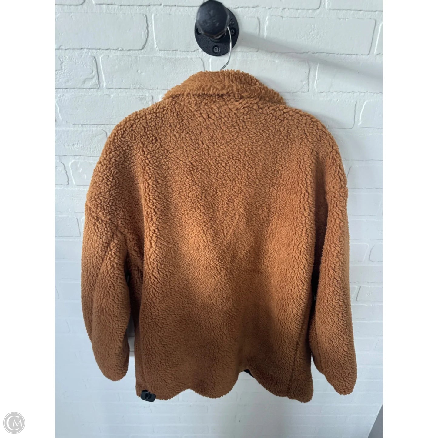 Coat Faux Fur & Sherpa By Shein In Brown, Size: S