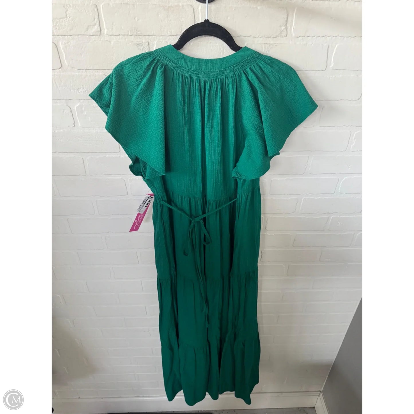 Dress Casual Maxi By Calvin Klein In Green, Size: S