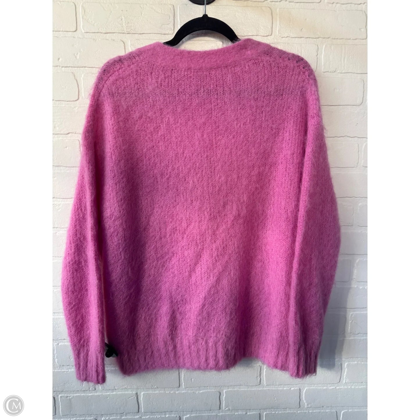 Sweater Cardigan By Rebecca Taylor In Pink, Size: Xs