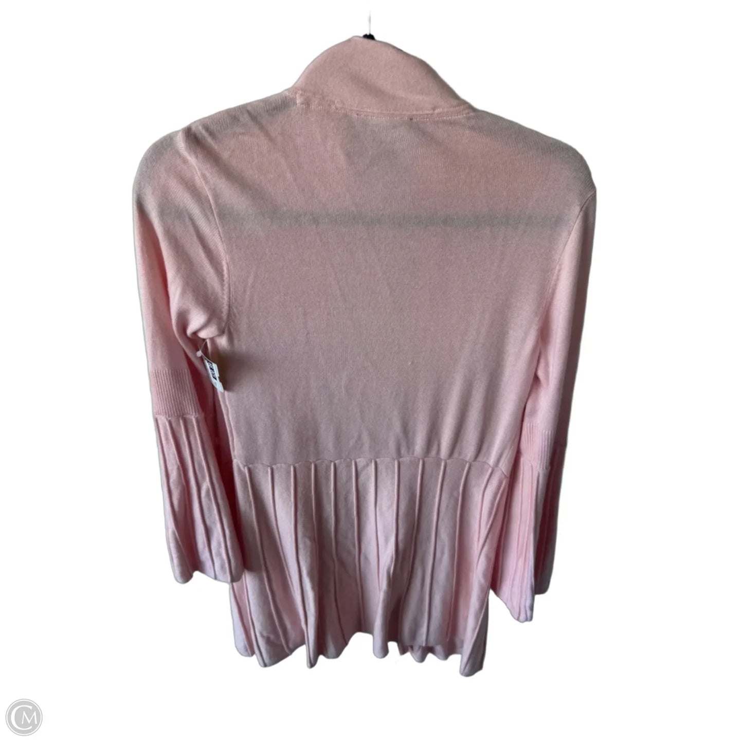 Sweater Cardigan By H For Halston In Pink, Size: Xxs