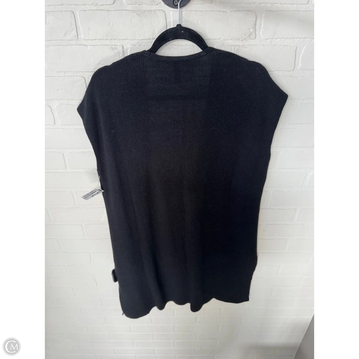 Sweater Cardigan By Eileen Fisher In Black, Size: S