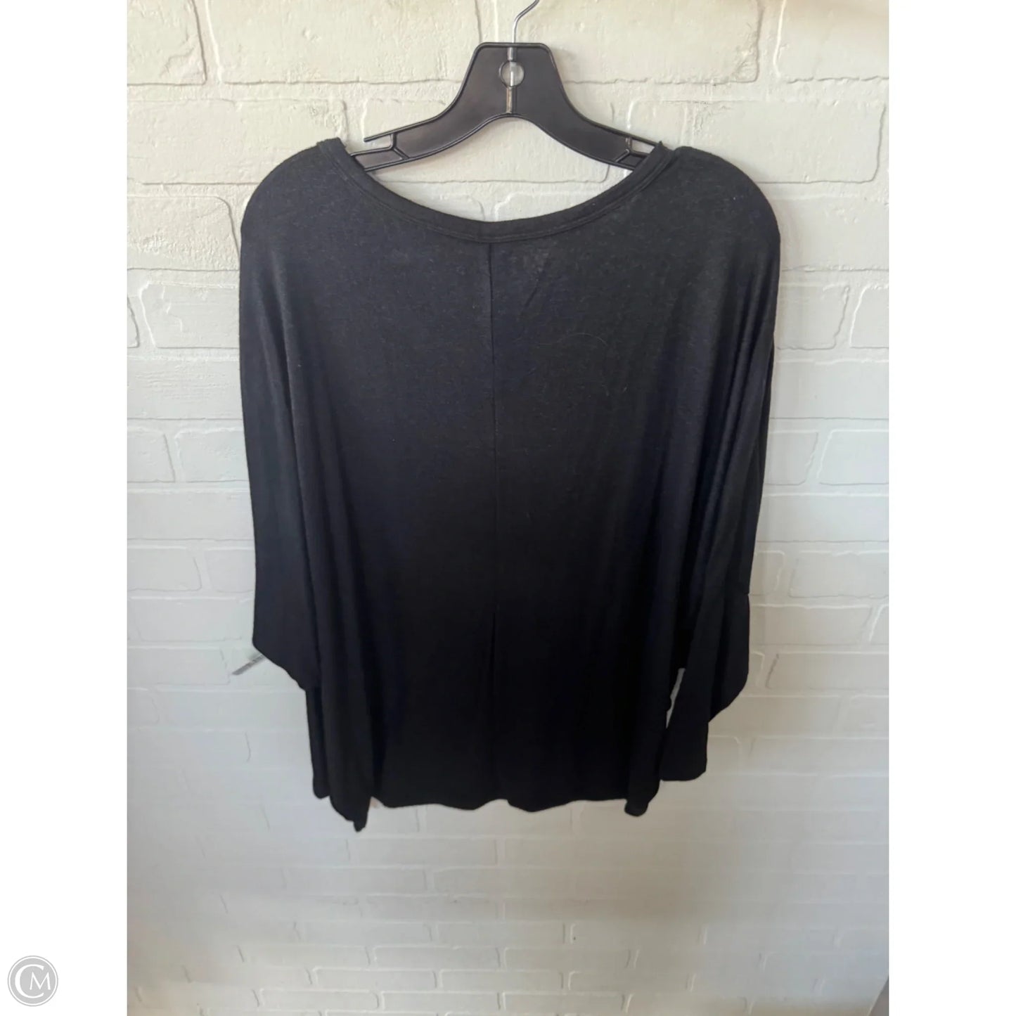 Top Long Sleeve By Maurices In Black, Size: L