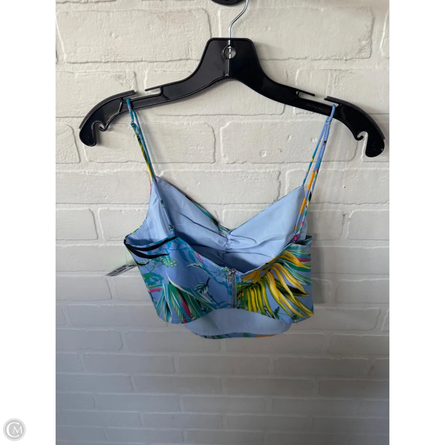 Top Sleeveless By Superdown In Blue, Size: M