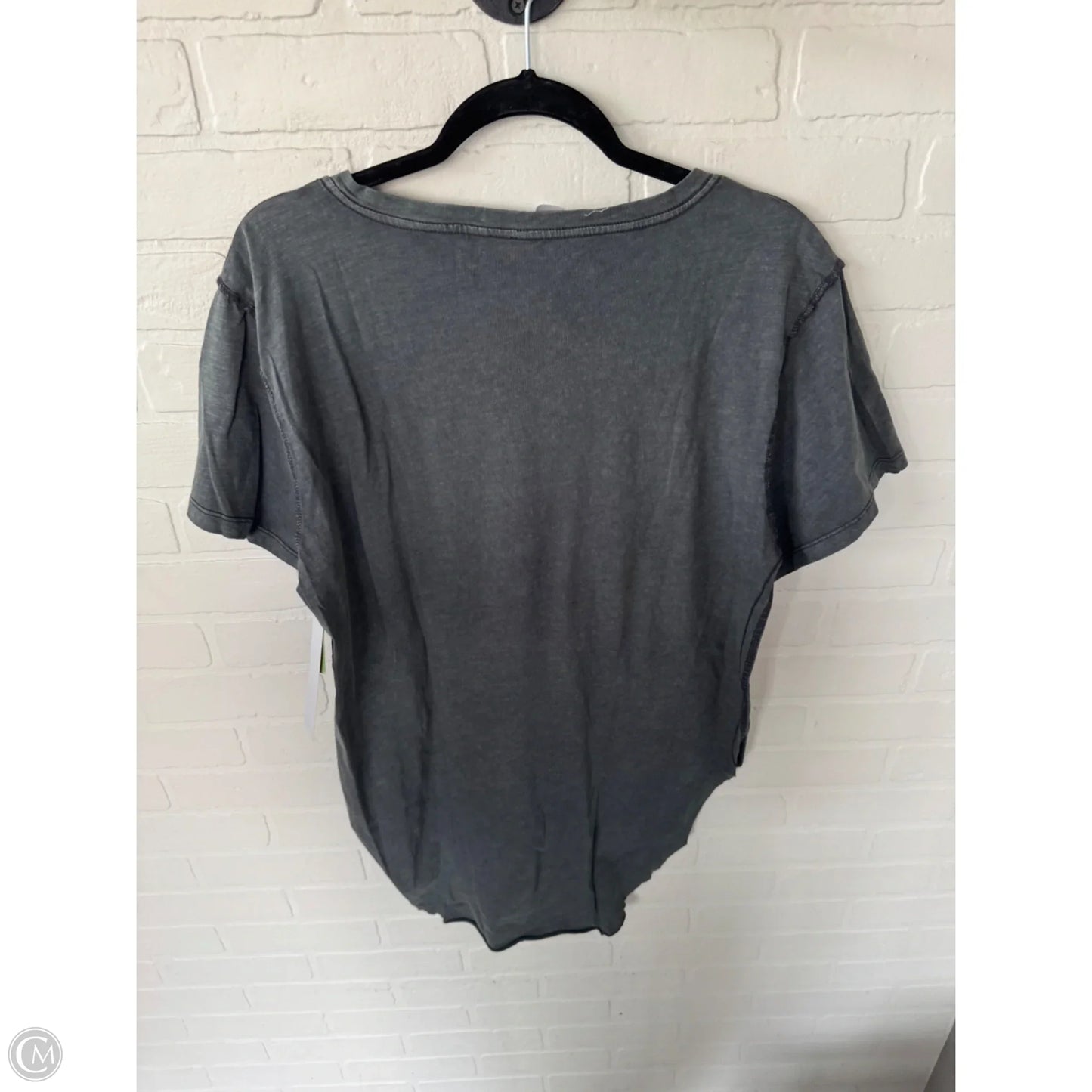Top Short Sleeve By Clothes Mentor In Grey, Size: Xl