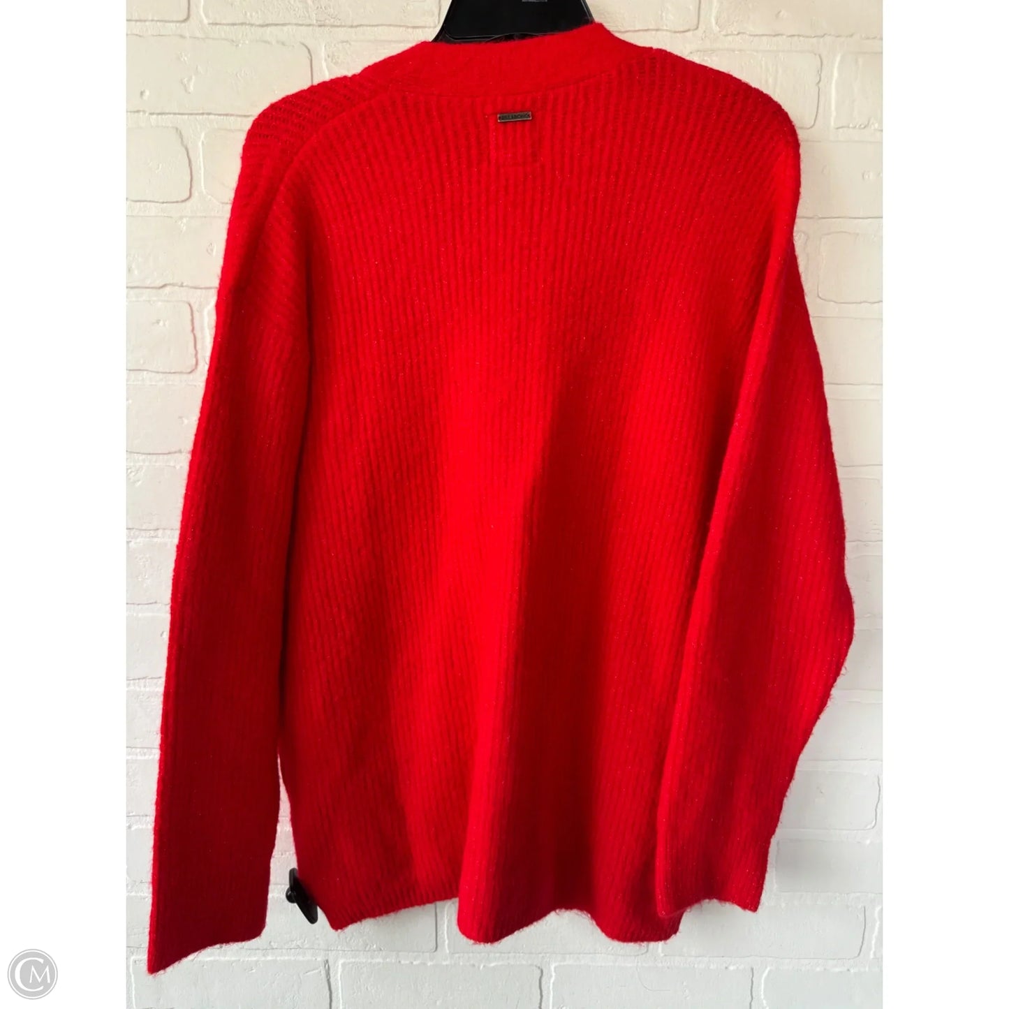 Sweater Cardigan By Billabong In Red, Size: S