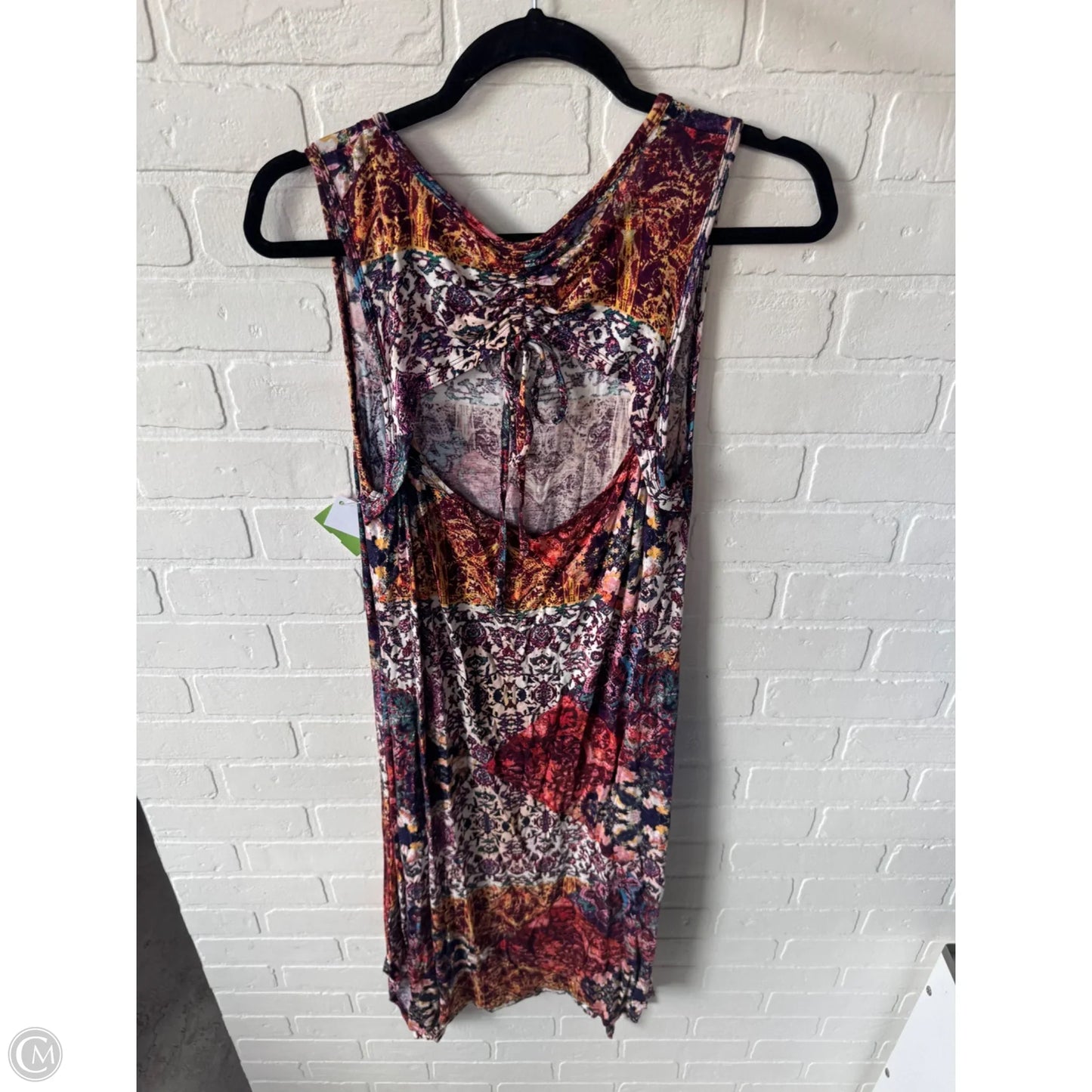 Dress Casual Midi By Cupio In Orange & Purple, Size: M