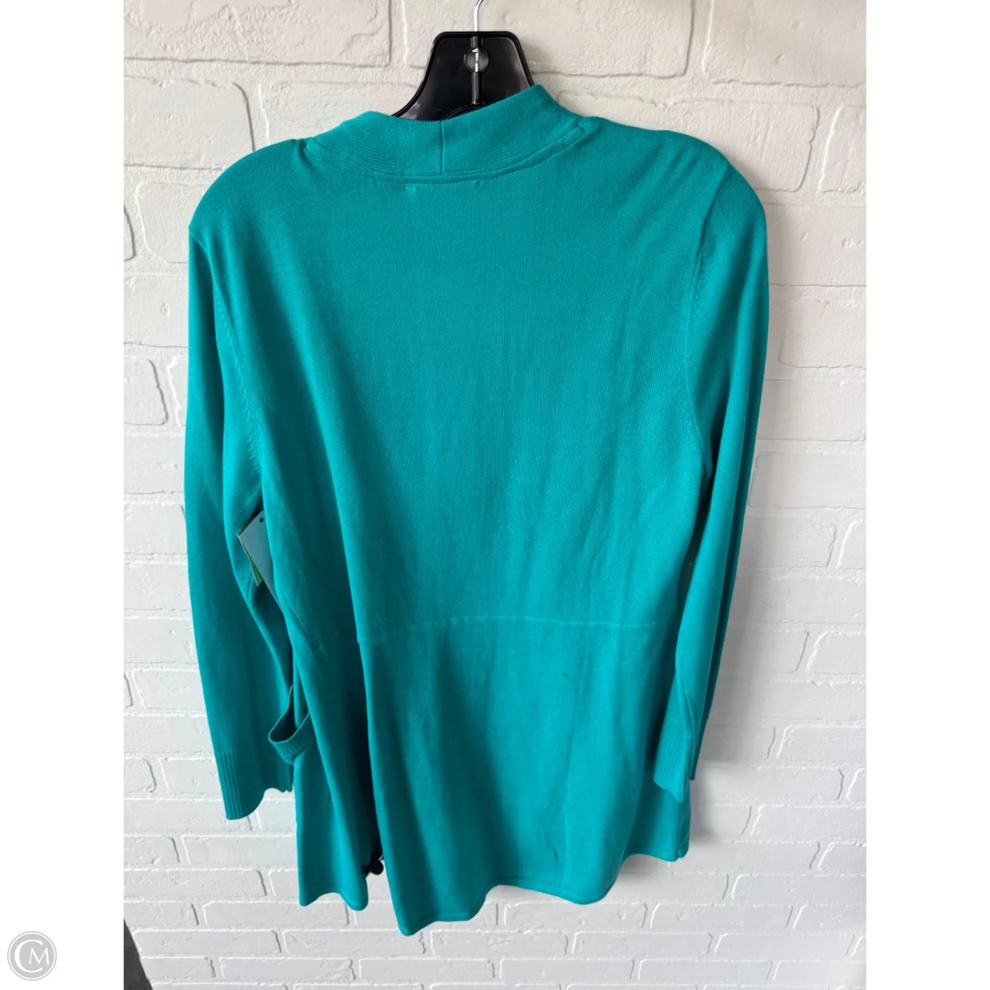 Sweater Cardigan By Isaac Mizrahi Live Qvc In Blue, Size: M