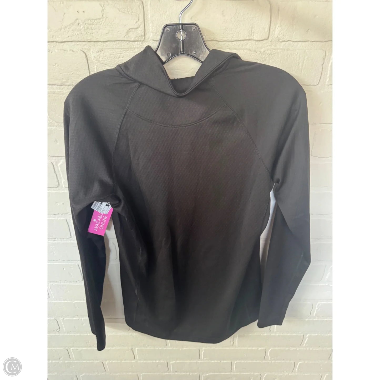 Athletic Top Long Sleeve Collar By Patagonia In Black, Size: M