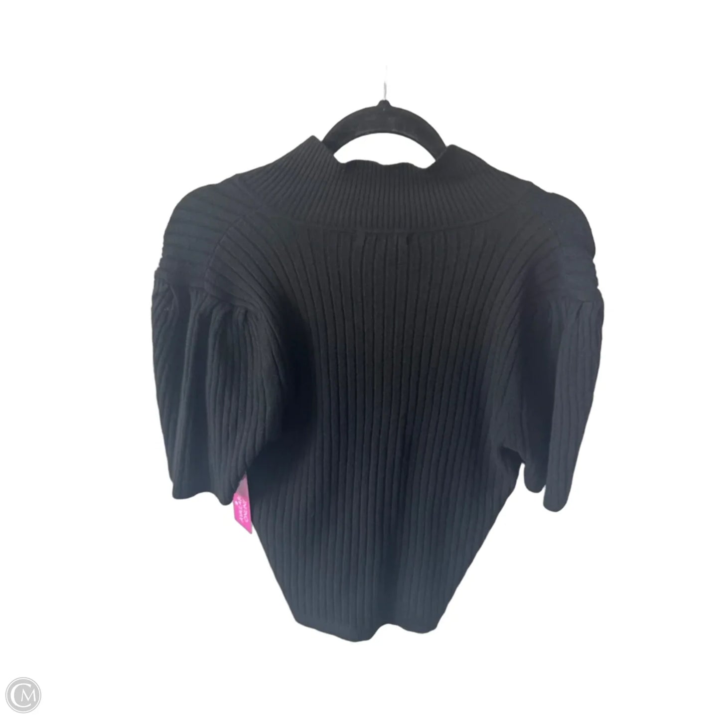 Sweater Short Sleeve By 7 For All Mankind In Black, Size: L