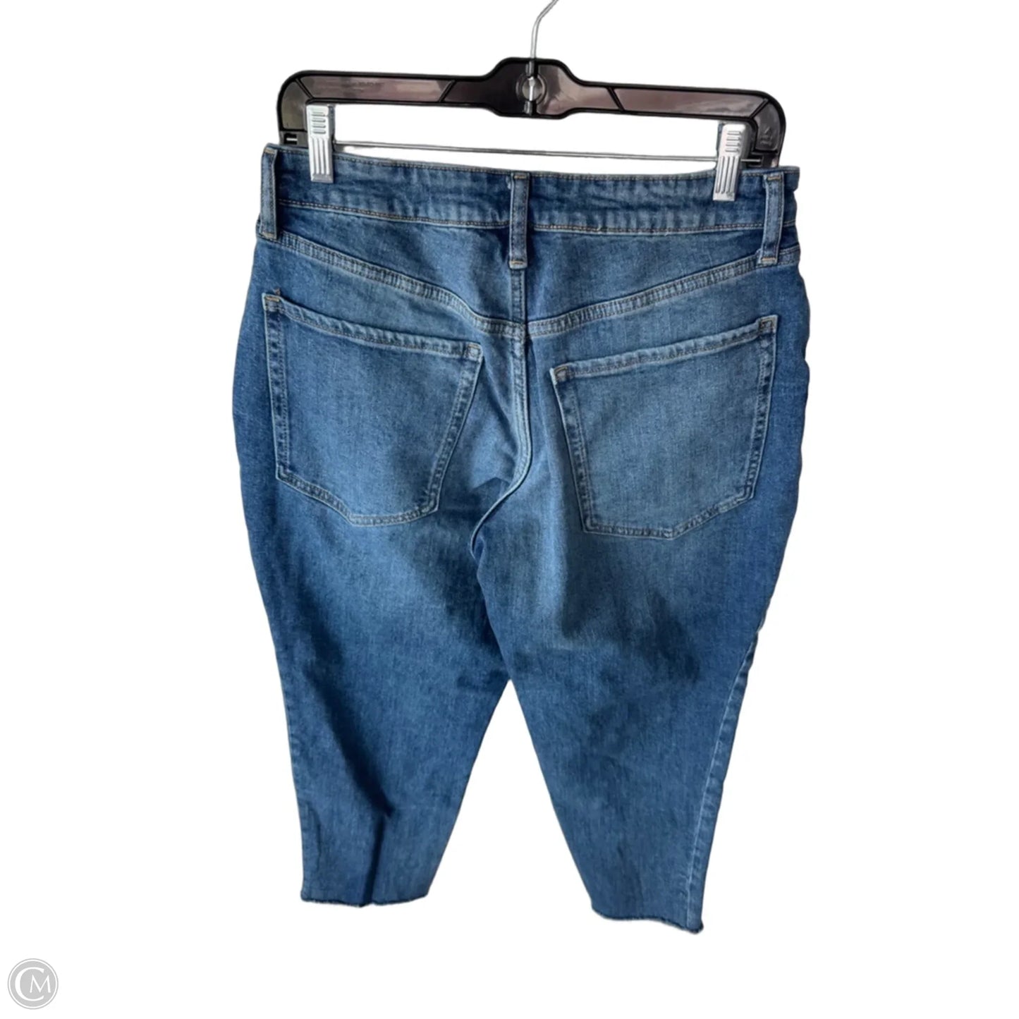 Jeans Straight By Old Navy In Blue Denim, Size: 12p