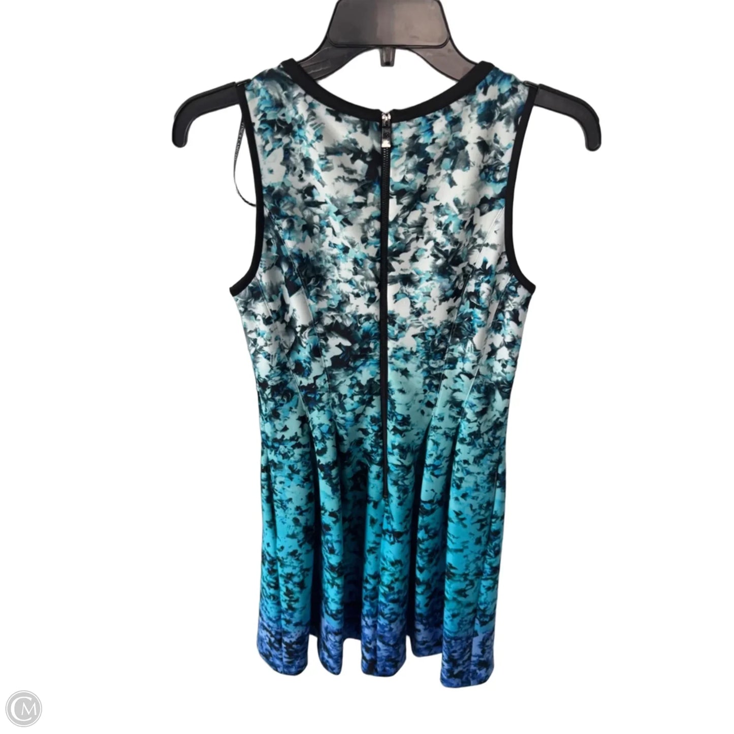 Dress Work By Vince Camuto In Black & Blue, Size: S