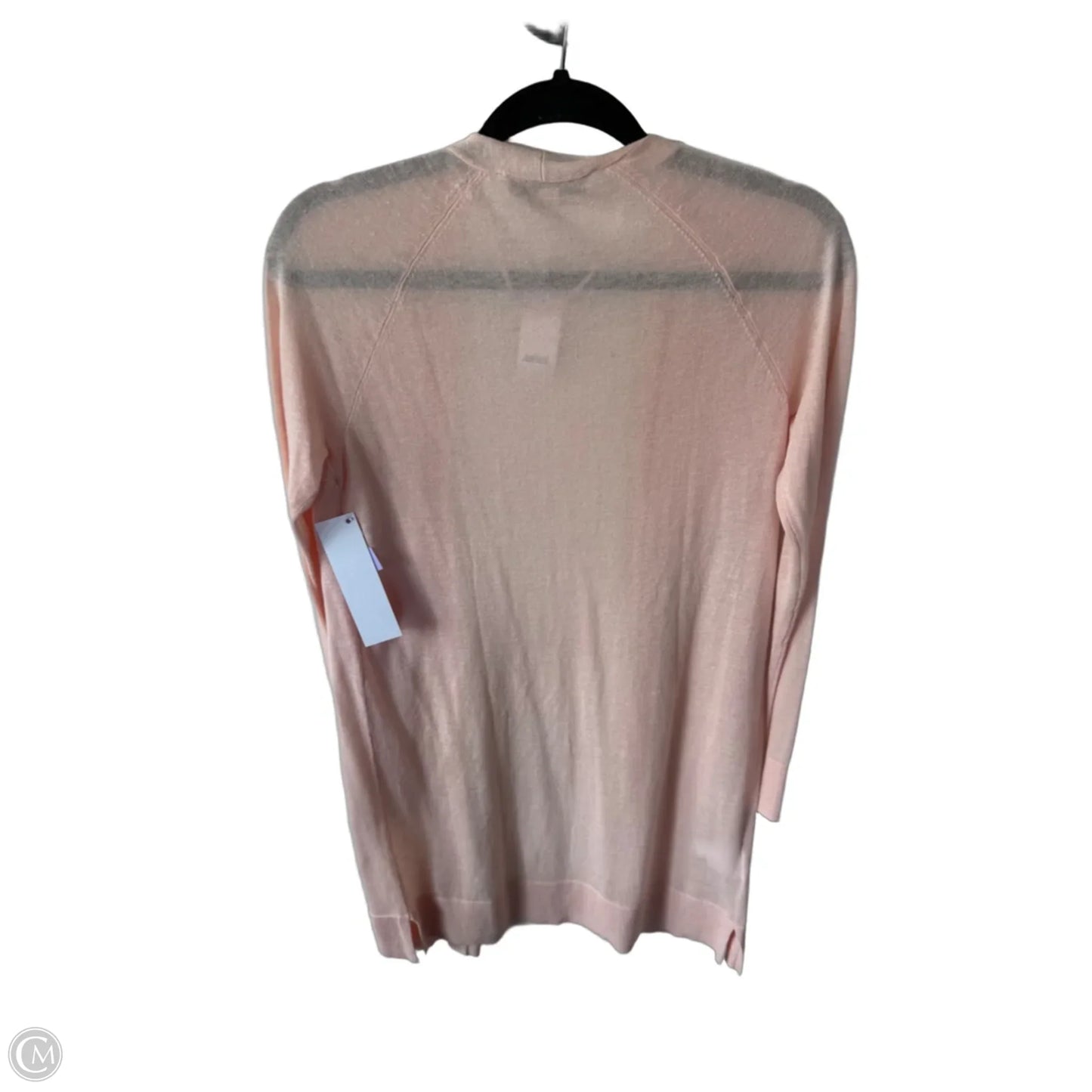 Sweater Cardigan By Loft In Peach, Size: Xs