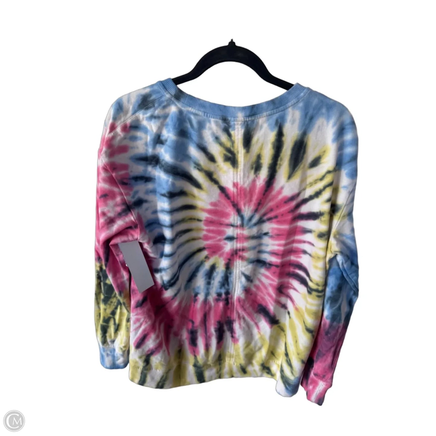 Sweatshirt Crewneck By Jane And Delancey In Blue & Pink, Size: L