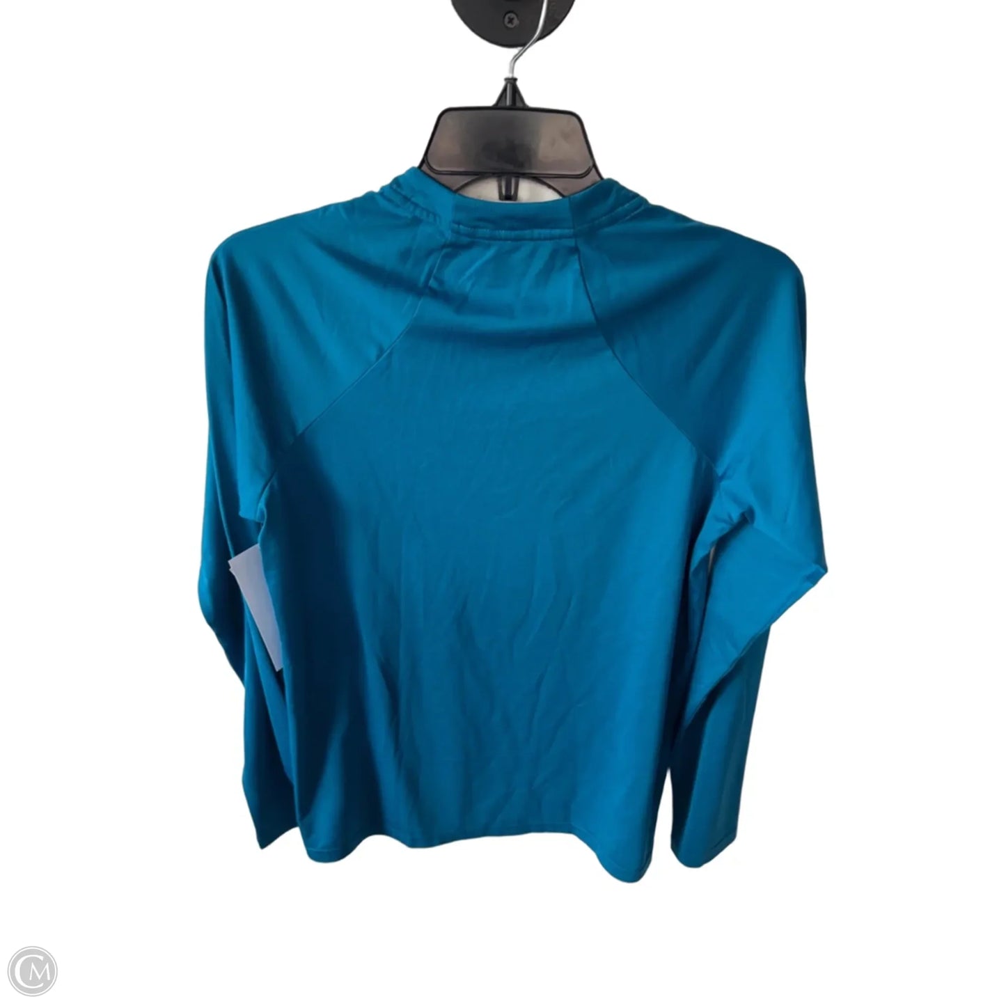 Athletic Top Long Sleeve Crewneck By Nike Apparel In Blue, Size: M